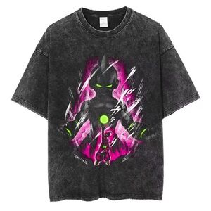Men's Graphic Tee - Black and Pink